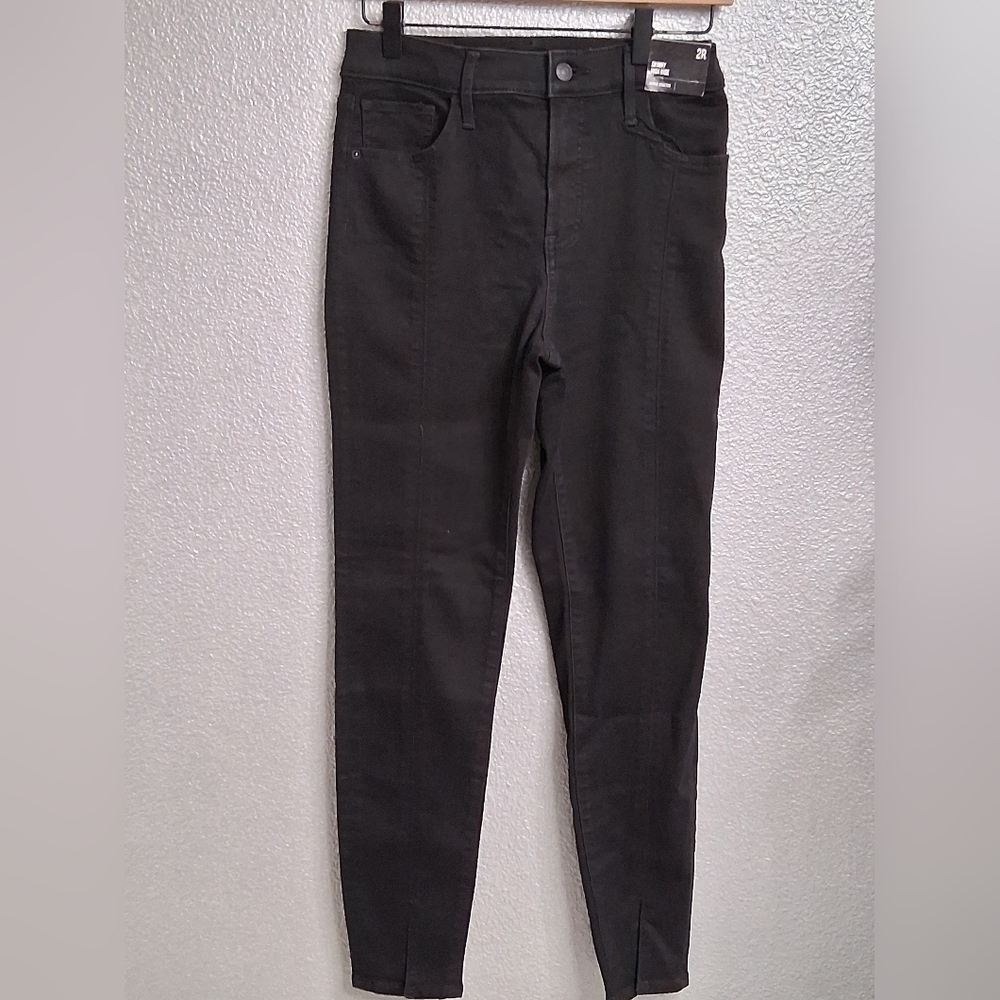 NWT Express High Rise Skinny Black Jeans Size 2R